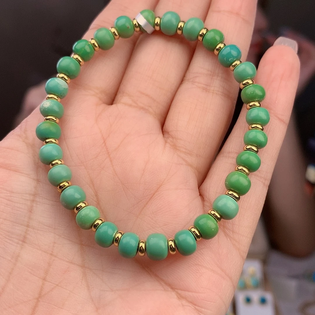 未镶嵌绿松石手链