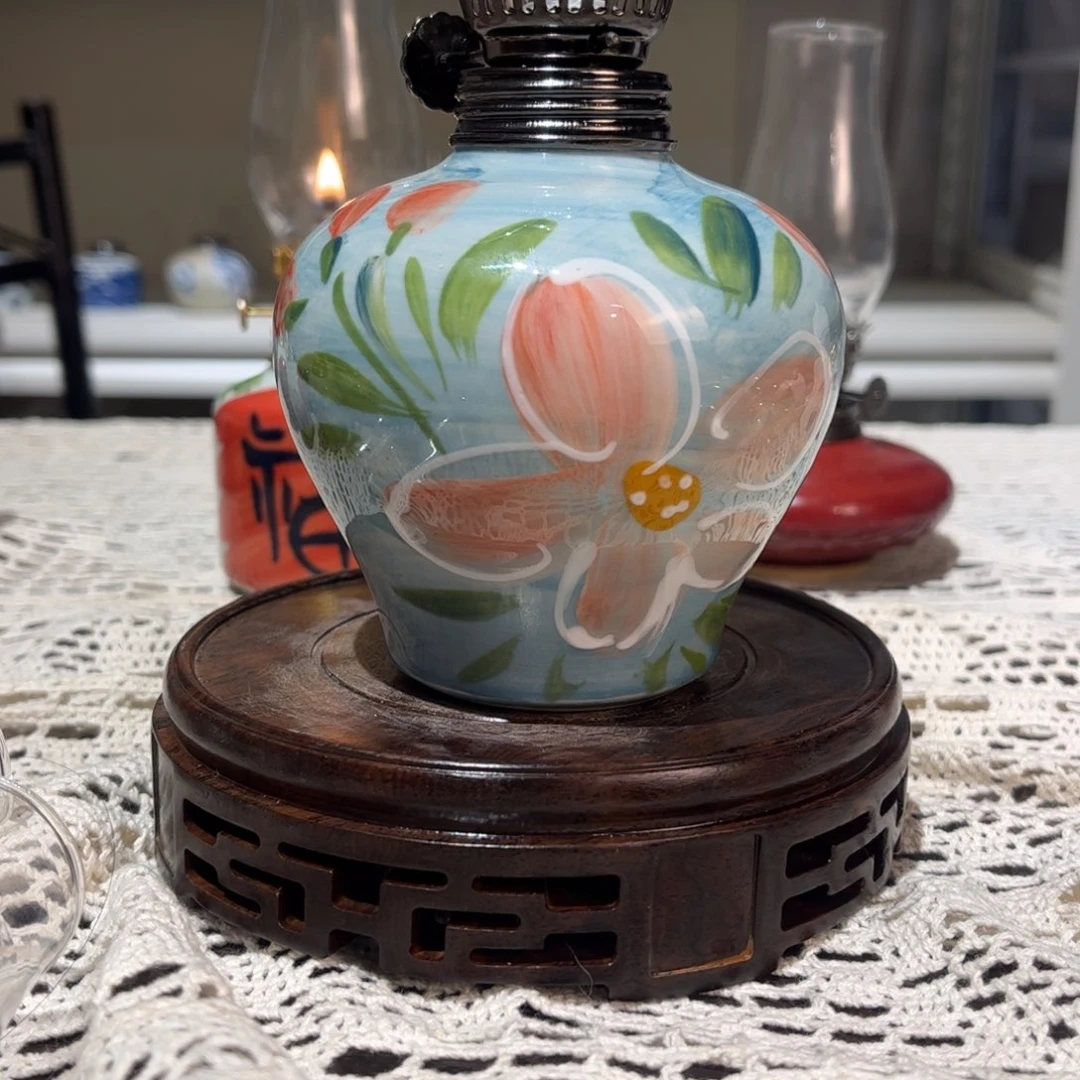 摆件景德镇陶瓷香薰灯