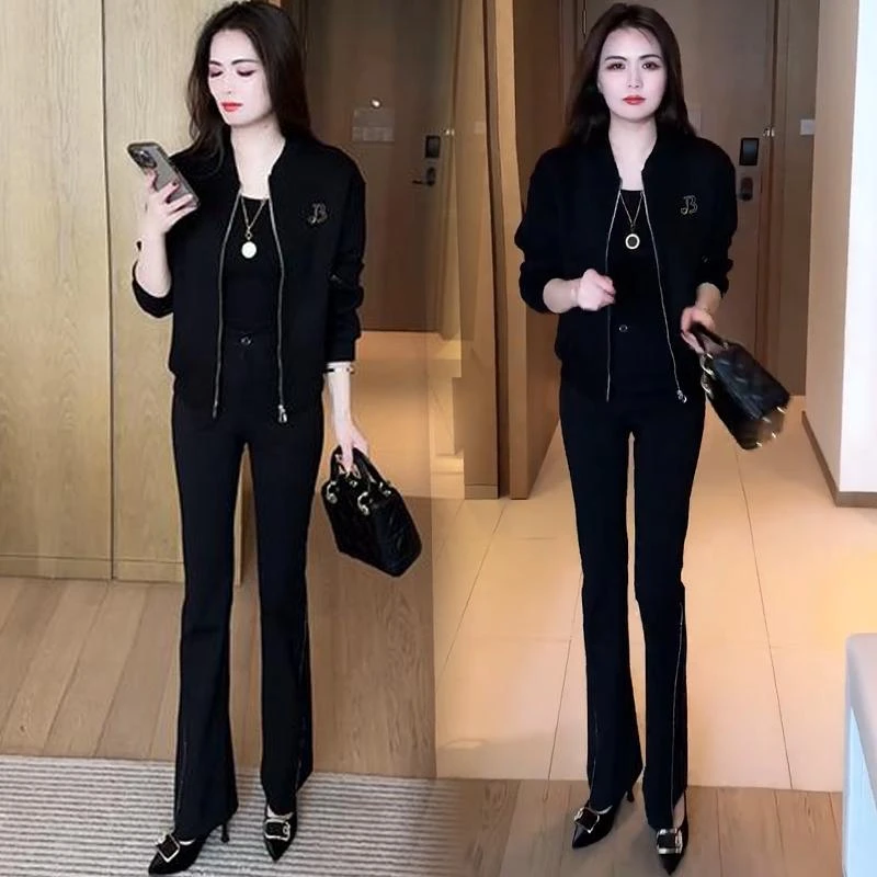 时尚洋气短款外套女2025秋季新款宽松休闲显瘦小个子夹克衫上衣潮