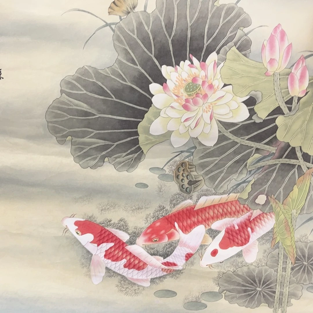 国画纯手工制作的一