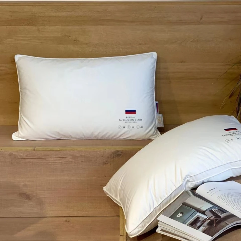 【主播专属】【鹅绒枕】贝加尔雪鹅绒枕  护颈枕  舒适睡眠