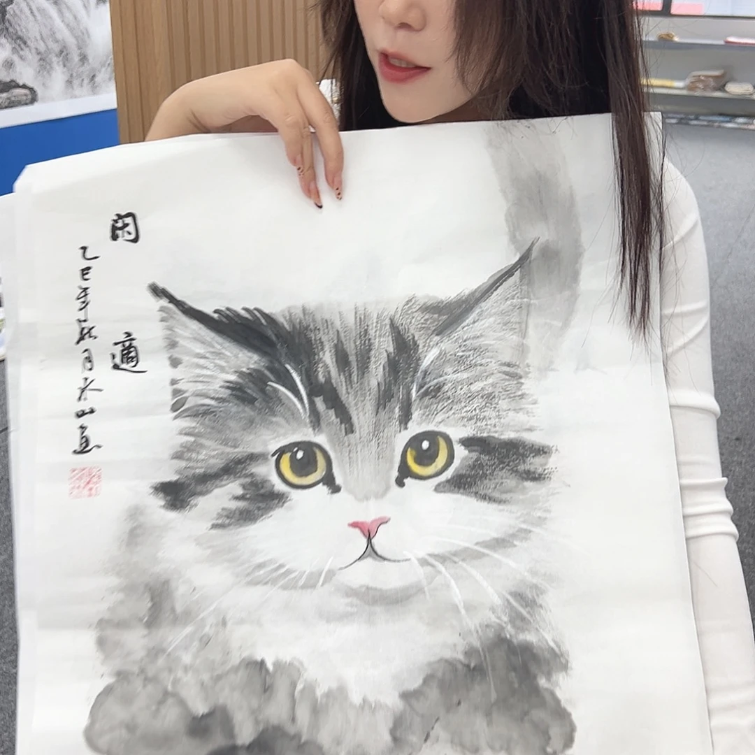 国画国画作品纯手工