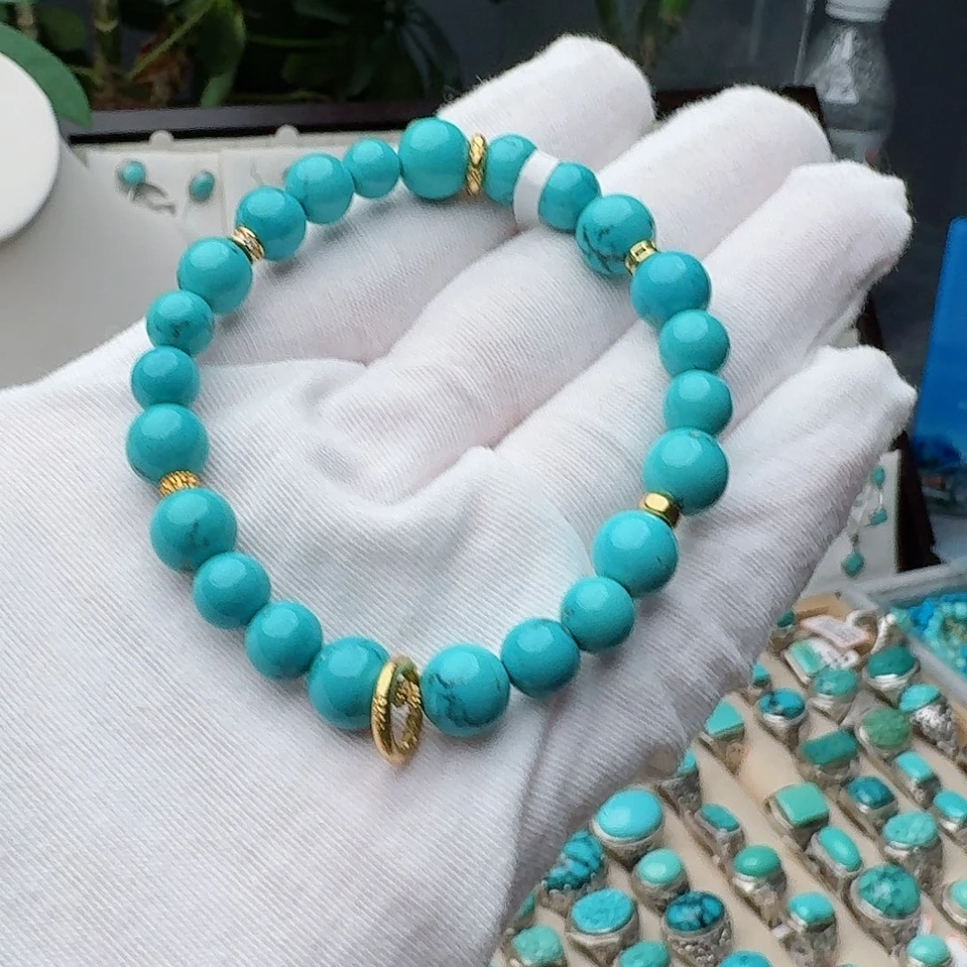 绿松石未镶嵌手链手串