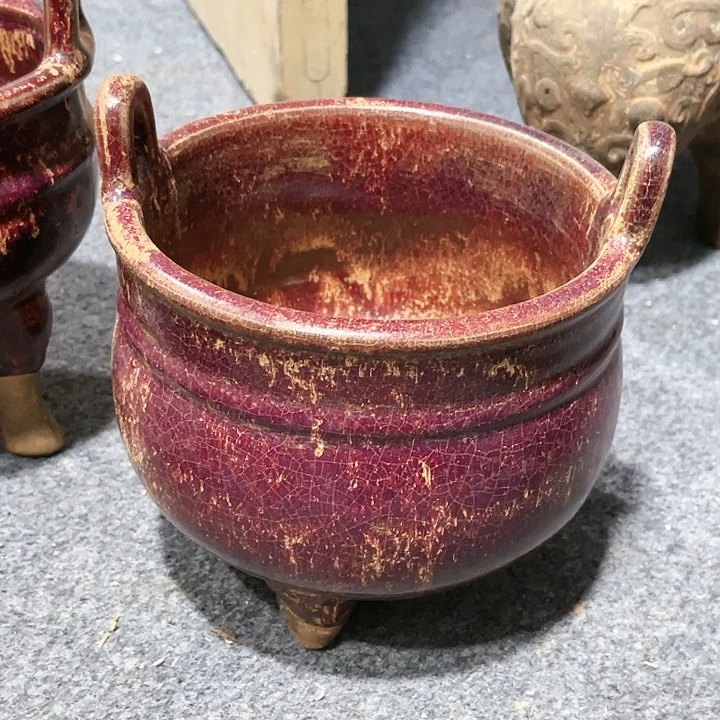 瓦当摆件 摆件茶桌茶台陶瓷喜****尼