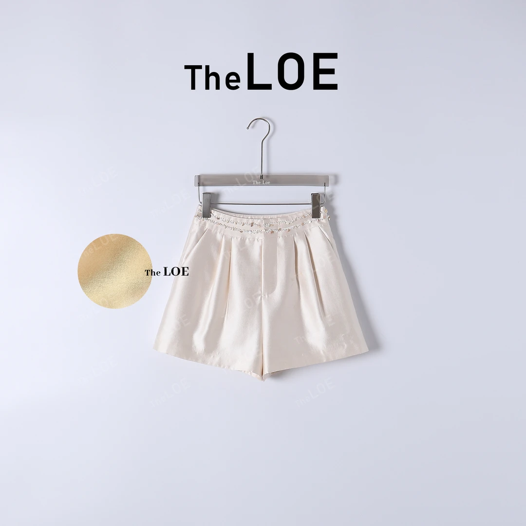 TheLOE/春日定珠 丝光羊毛高级感短裤#04.02K-G5084