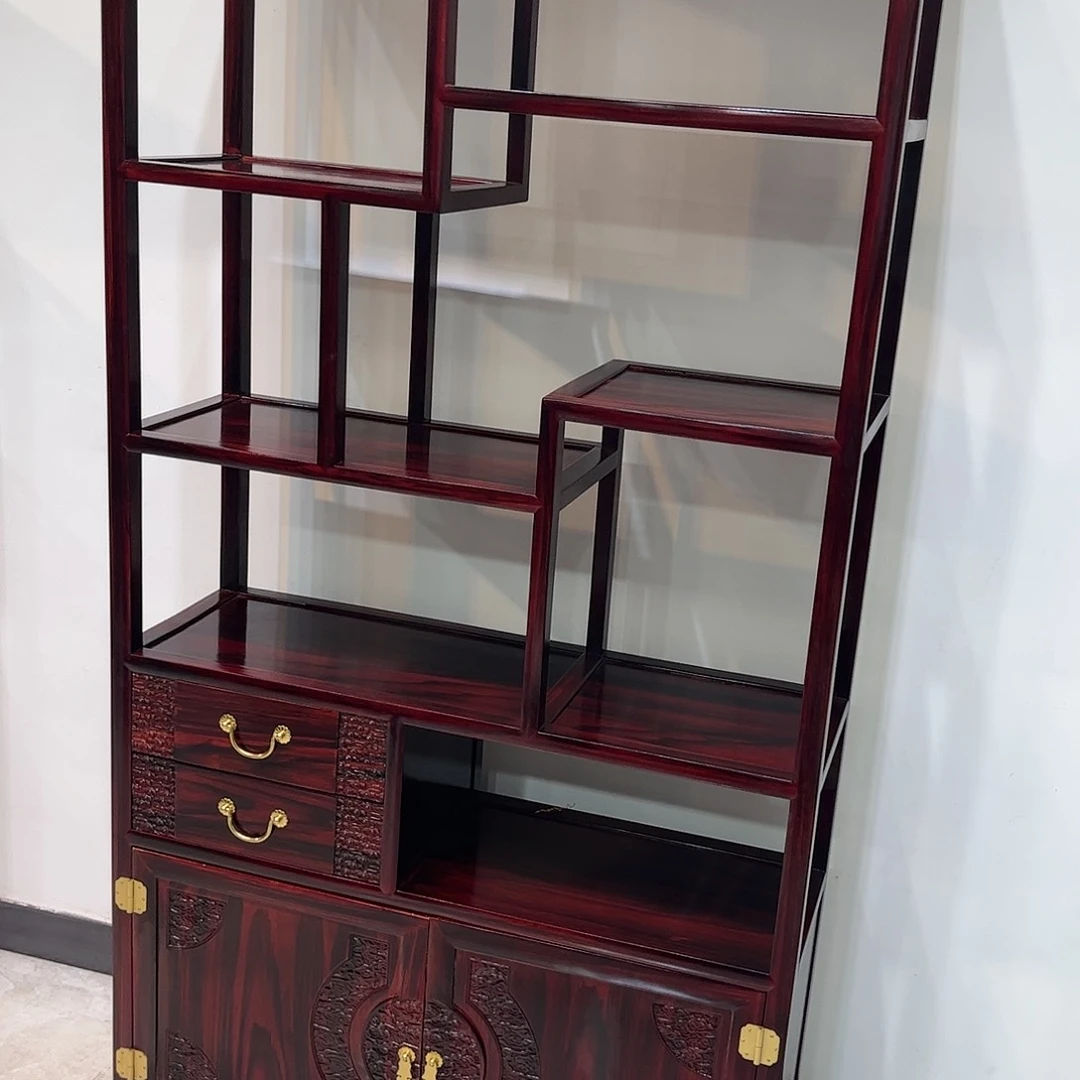 【闪购商品】黑酸枝木类书柜用****5