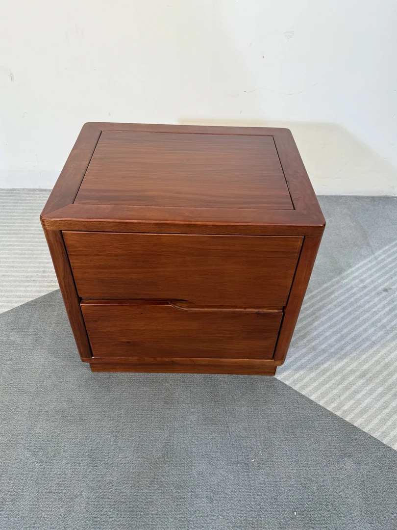 新中式双抽床头柜轻奢古典抽屉式床头柜