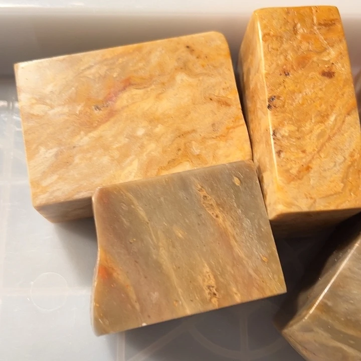 本***刻昌化石印石昌化石印石带皮墩子章