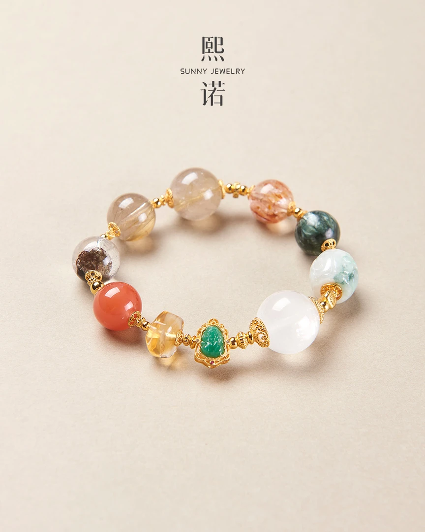 懒猫nono│Saynono 野棠_新中式多宝水晶手串(多样性发其一)