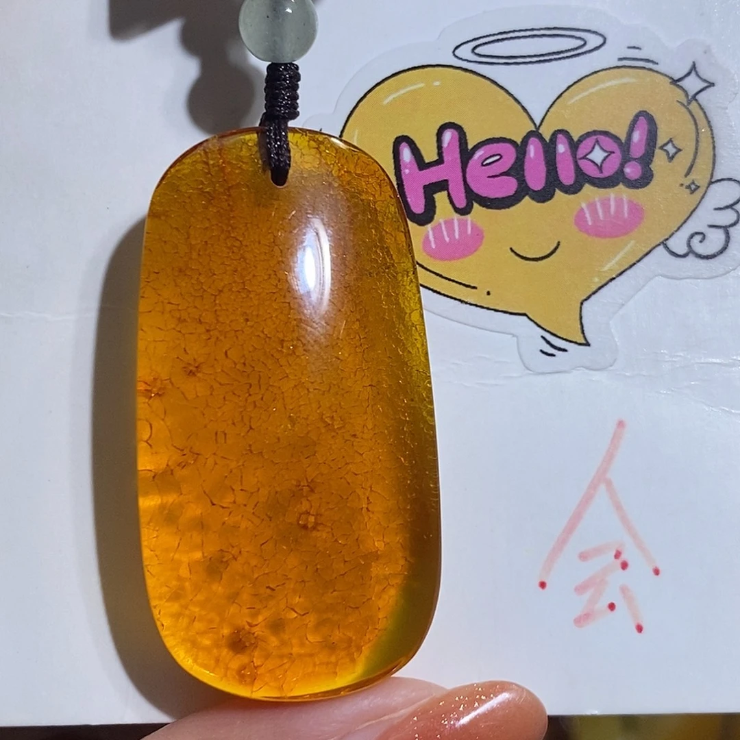 定制琥珀未镶嵌蜜蜡吊坠
