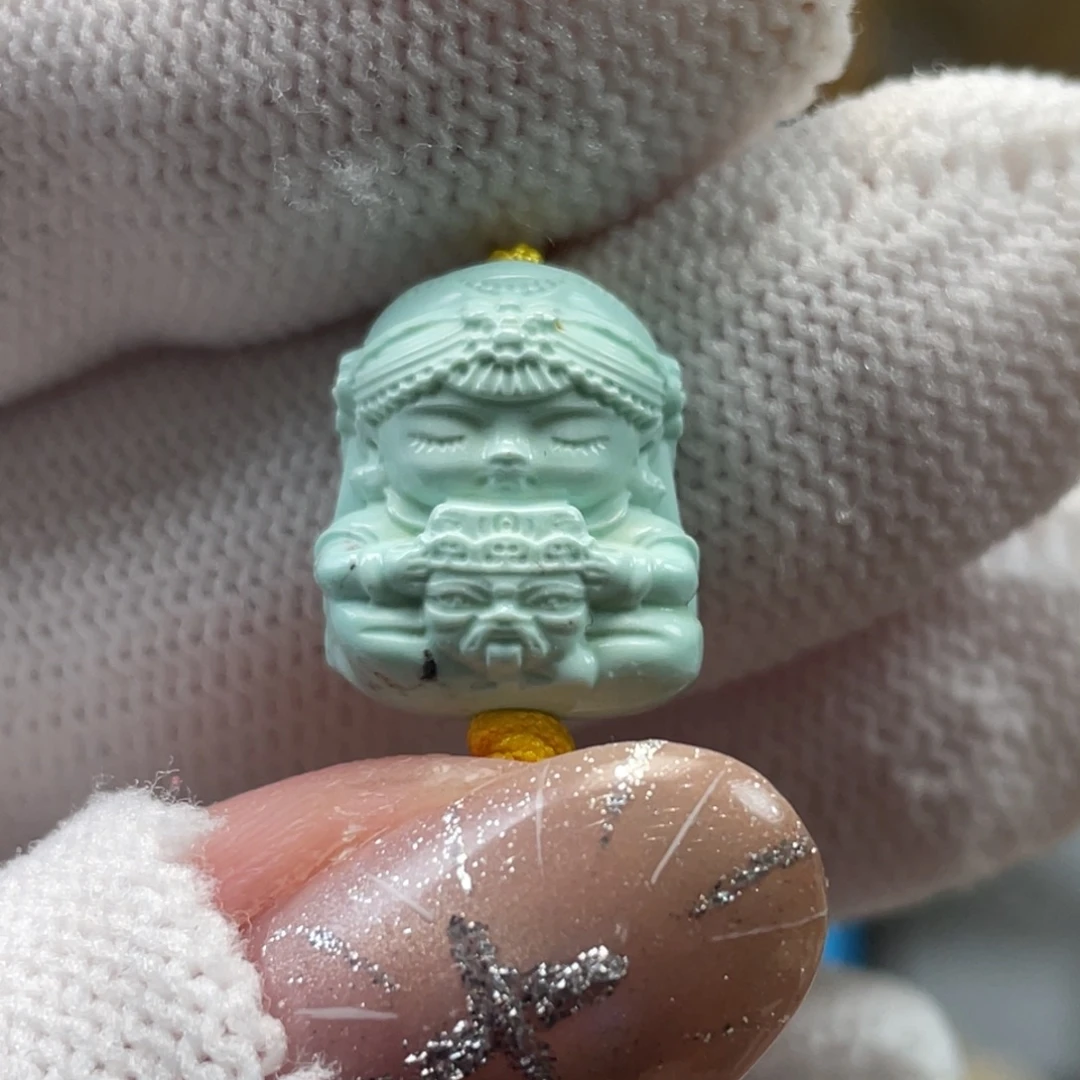 绿松石未镶嵌挂件