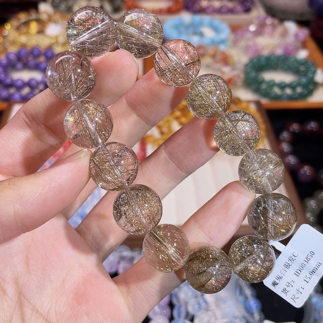 水晶未镶嵌手链魔鬼银发