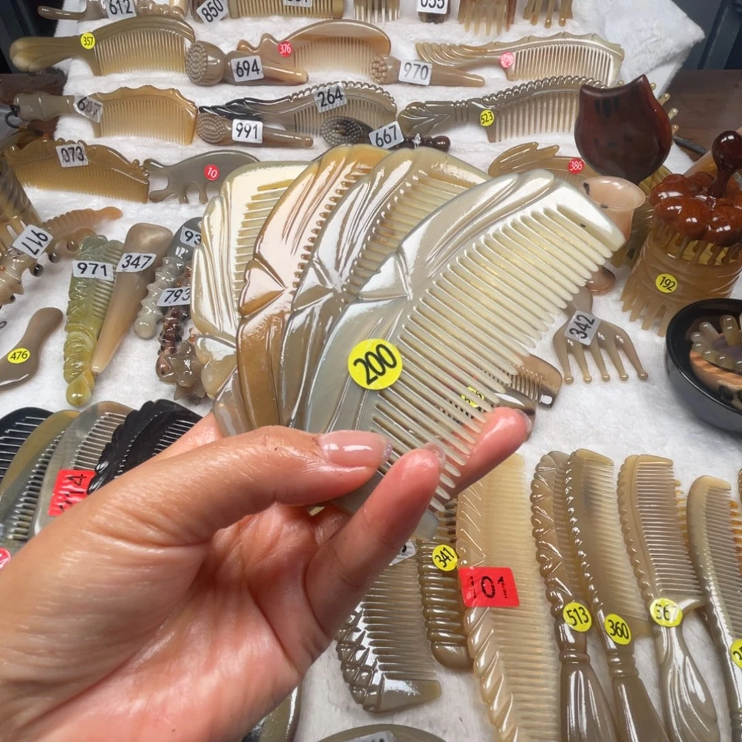 牛角梳福利款梳子