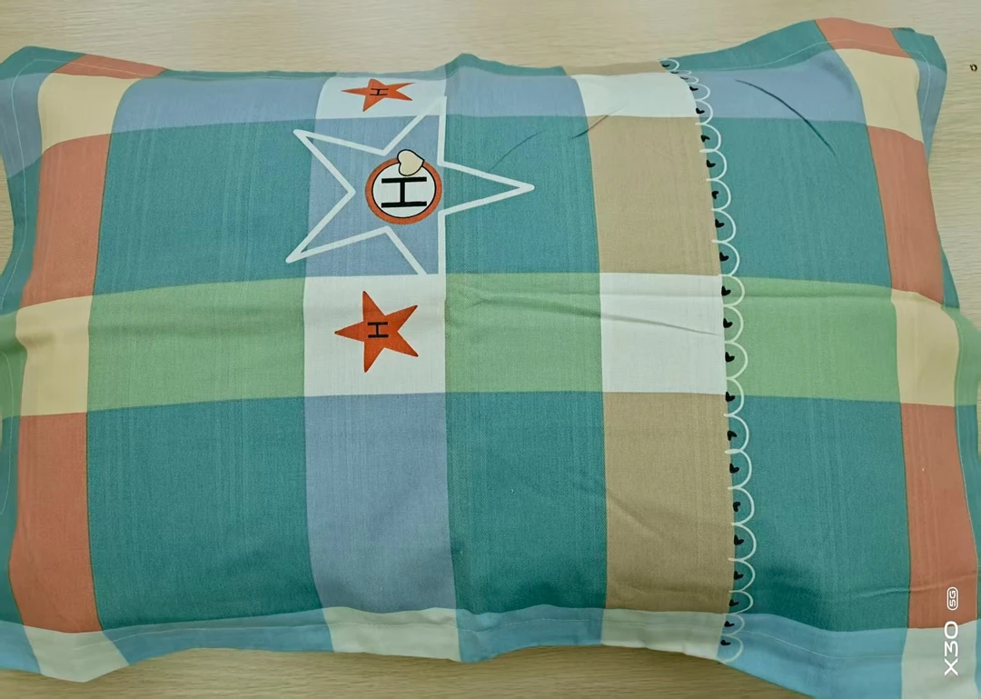 【202】粗布枕套48*75一对装 【星雅格】