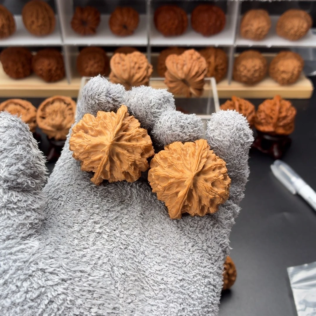 把件文玩核桃苹果园全家福40