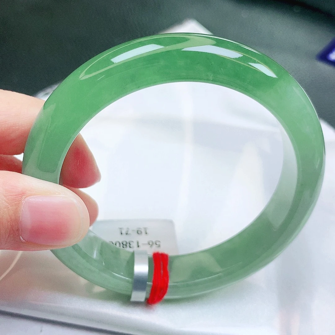 翡翠未镶嵌手镯缅甸天然a货翡翠手镯