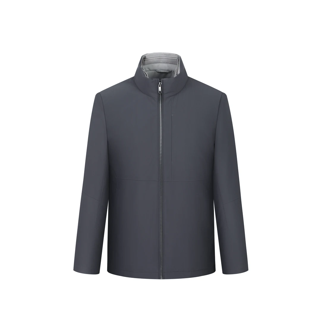 2025春秋新款男士外套时尚商务休闲行政中老年上衣男干部服