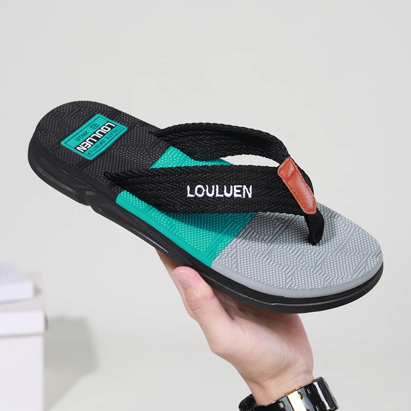 2025新款夏季男士人字拖男拖沙滩户外防滑休闲凉拖夹趾拖鞋