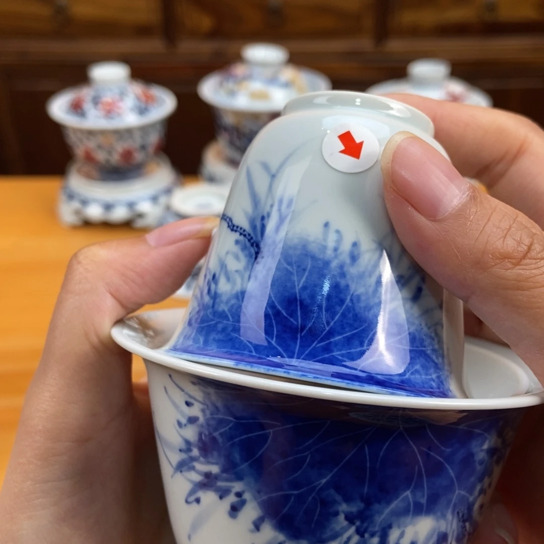 手绘现代茶具非古董