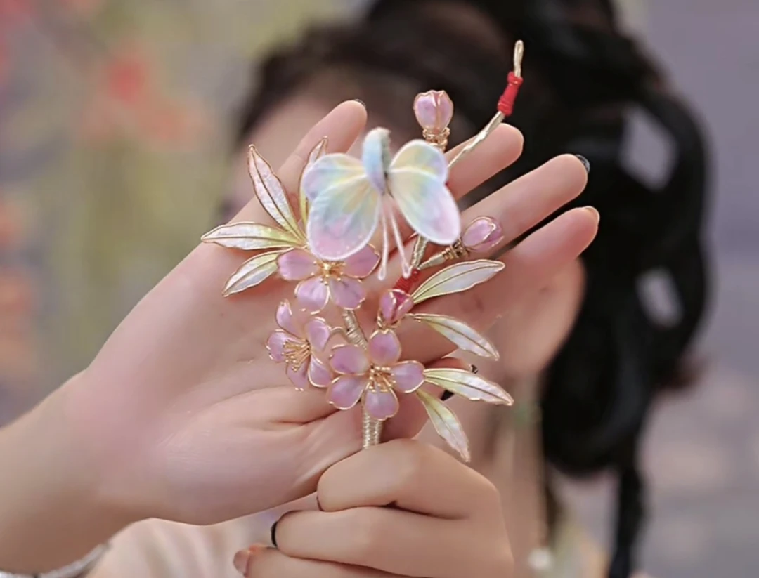 江南浔绒花 默认软簪 改主体找客服