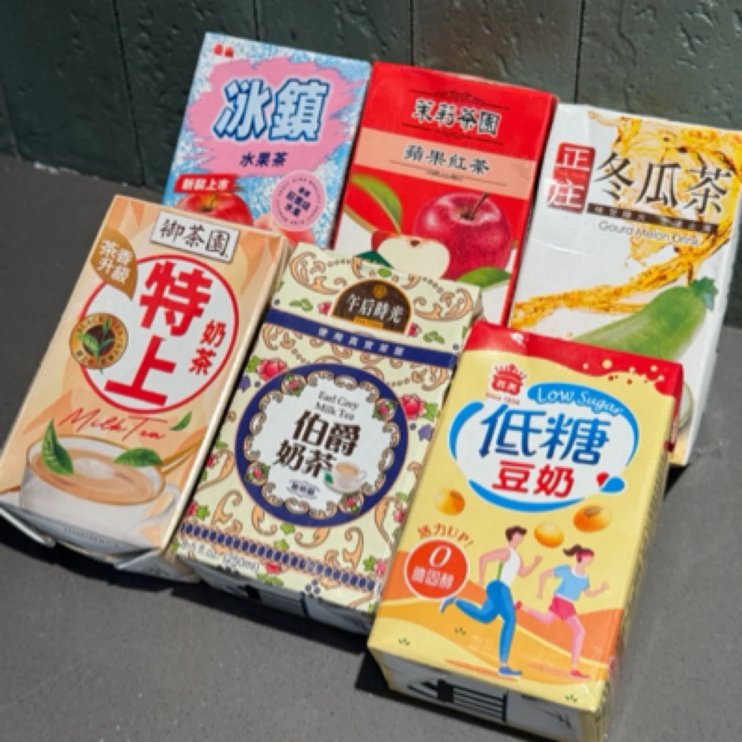 台湾常温纸盒饮品长效款6支装