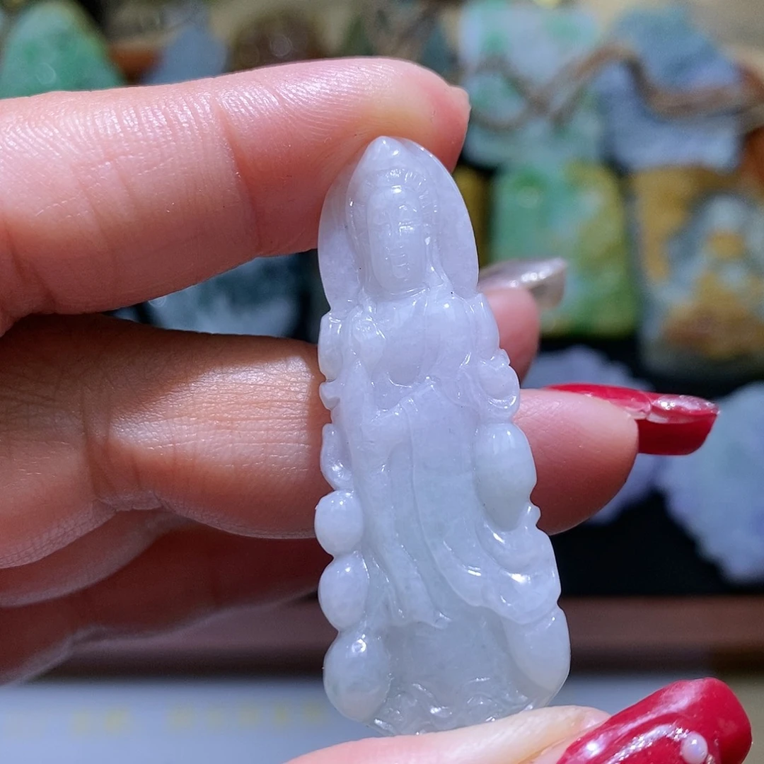 【闪购商品】翡翠颈饰未镶嵌观音