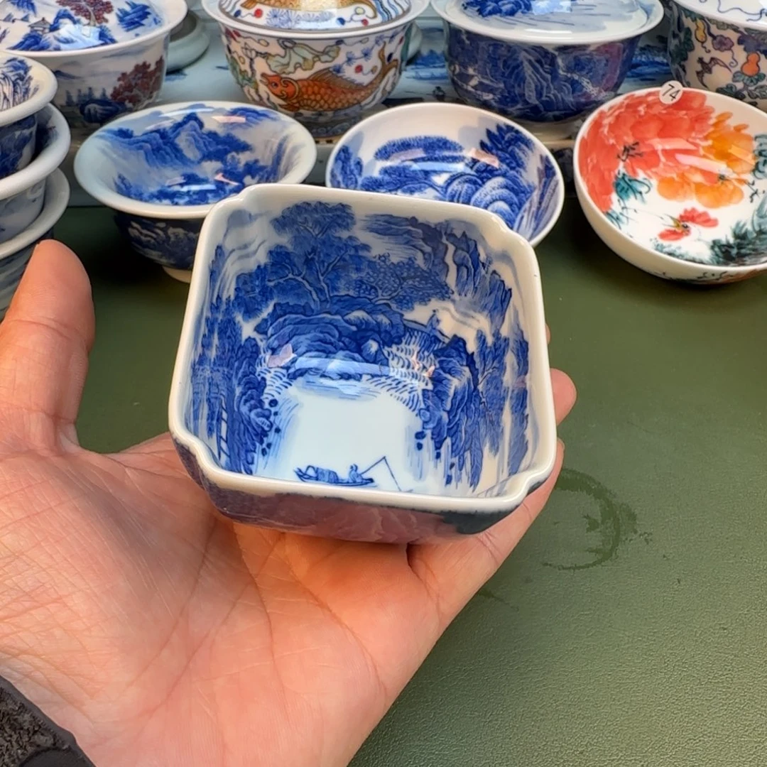 纯手工纯手绘茶具石头6