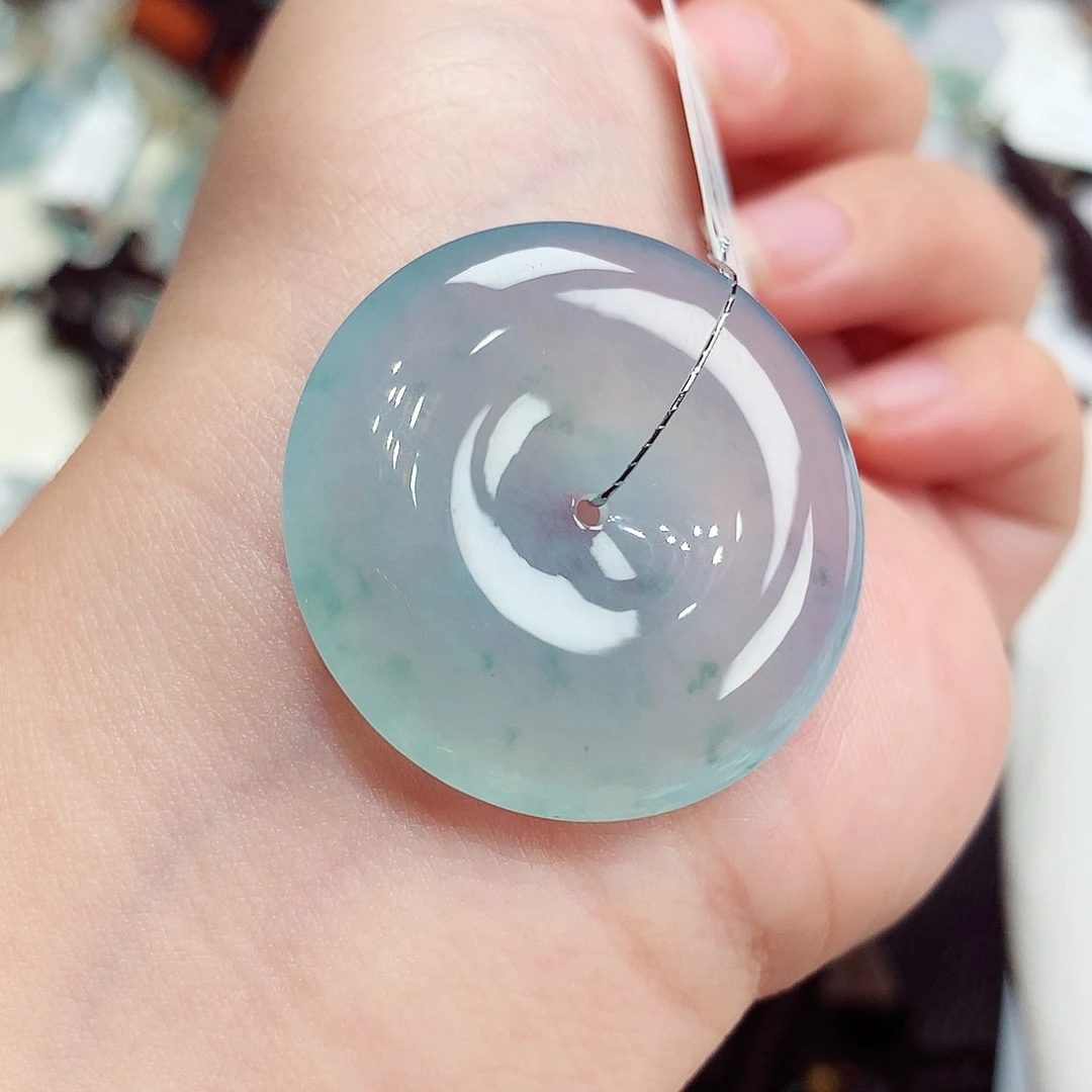 翡翠未镶嵌颈饰翡翠104，31.5/6