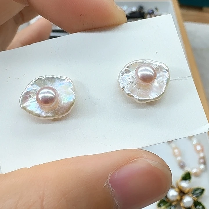 假***果发饰未镶嵌淡水珍珠