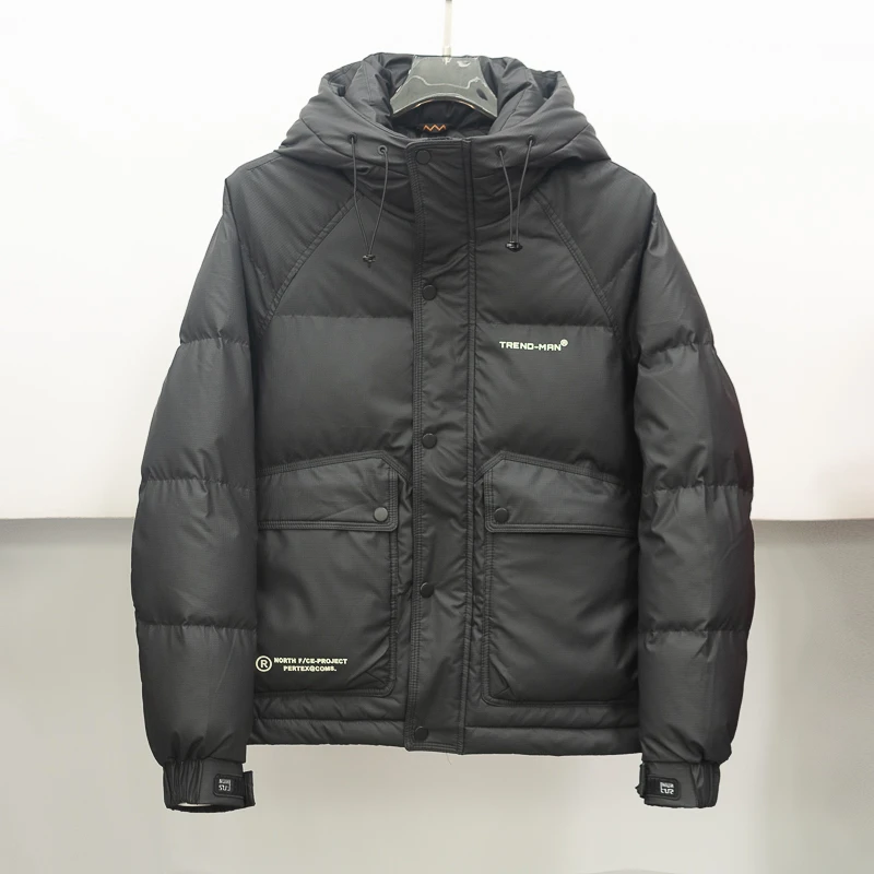 712-8033 冬季御寒保暖男士百搭时尚运动潮流帅气短款修身棉外套