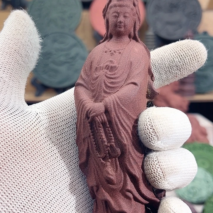 泥塑大四合香方观音姐姐瑕疵款福利价