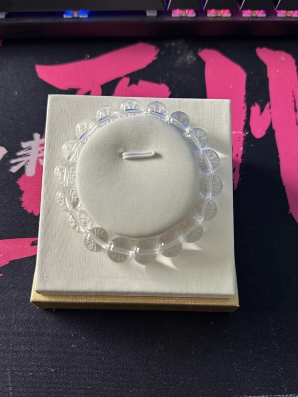 天然白水晶10咪带证书
