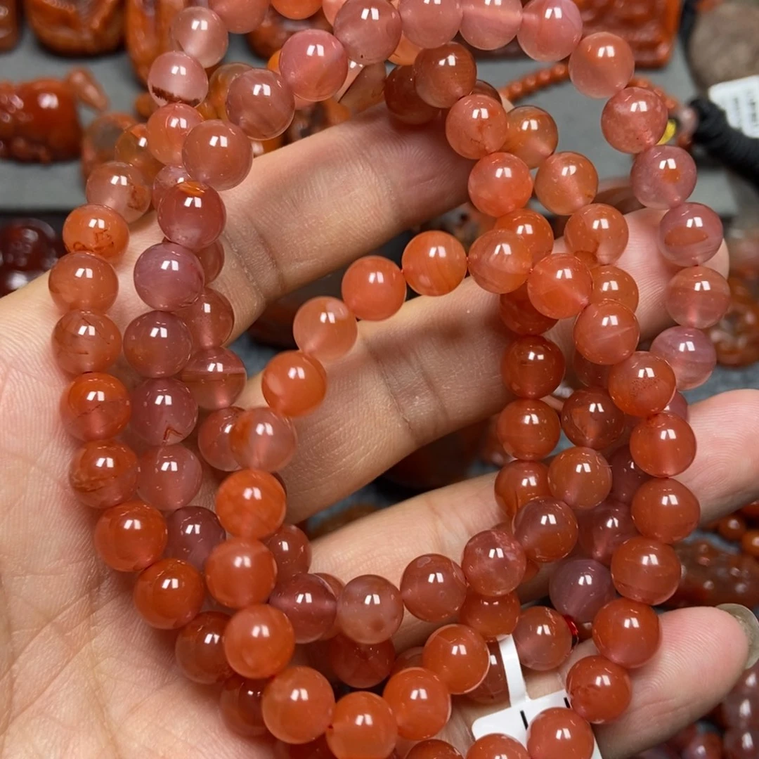 南红玛瑙手串未镶嵌车*哥8+’m