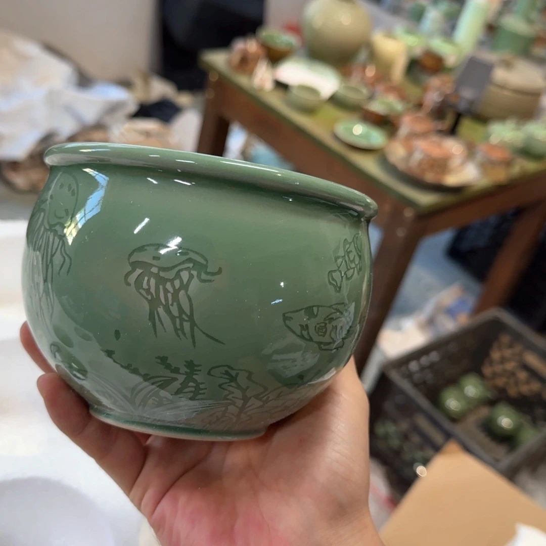 小金茶器青瓷茶具