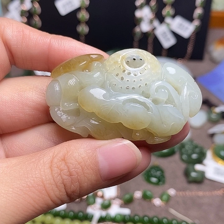 和田玉未镶嵌摆件