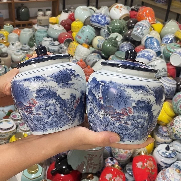 陶瓷罐茶叶罐密封罐