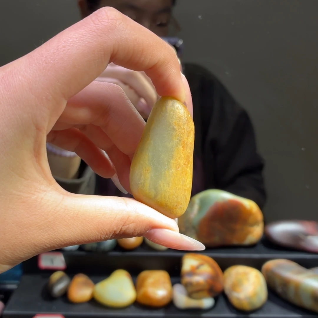 和田玉未镶嵌挂件35.6