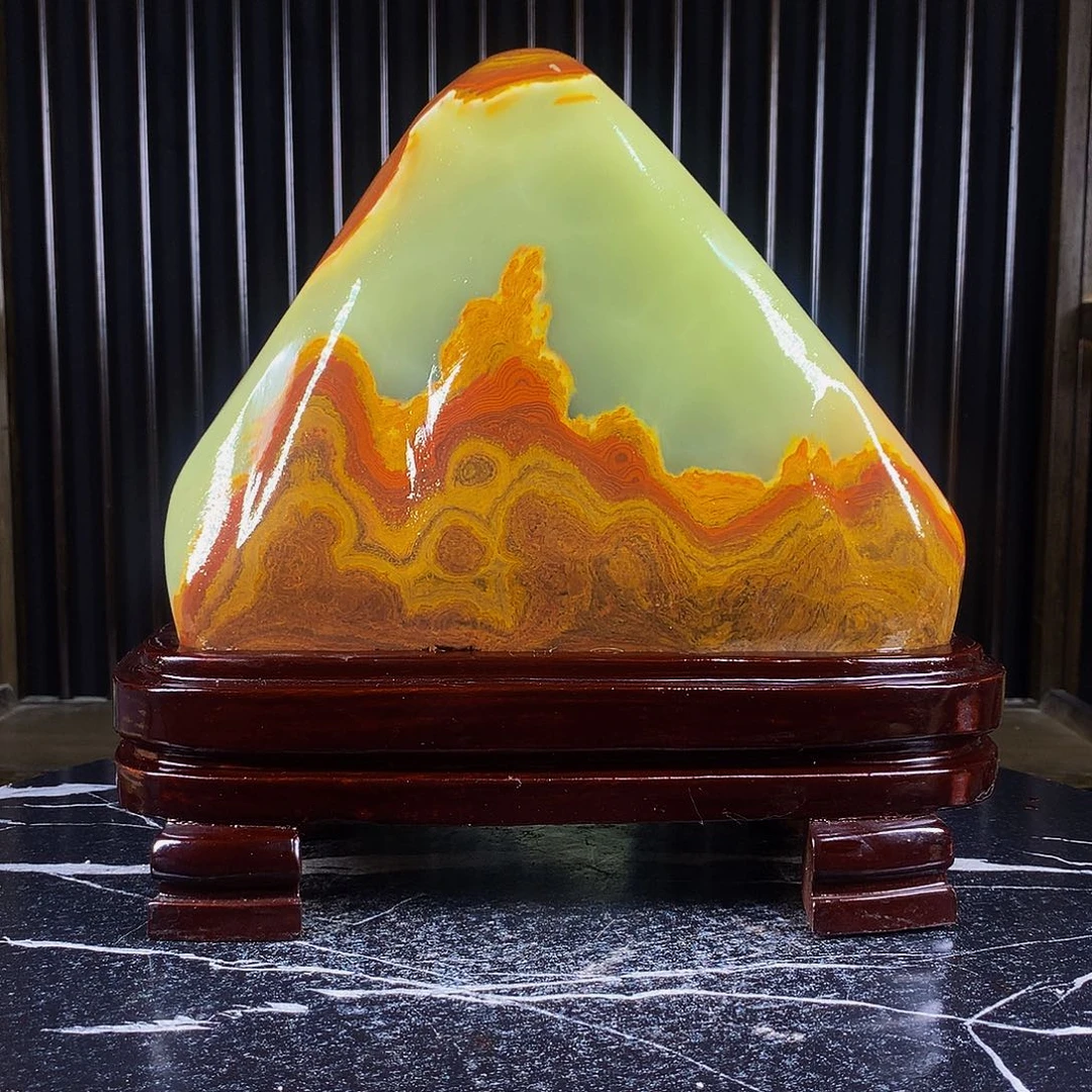 石材29×29古青原石摆件