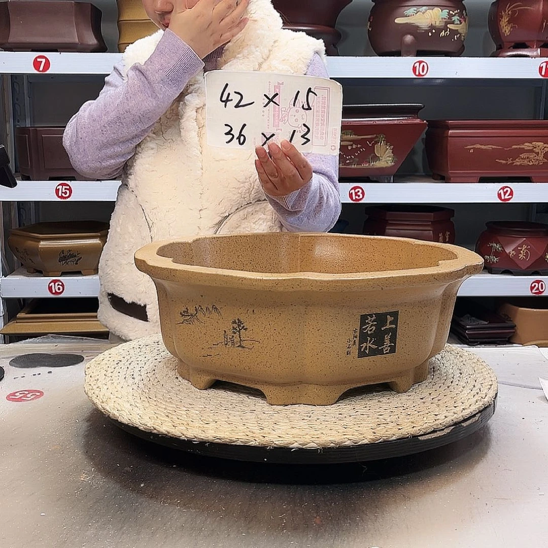 紫砂花盆紫砂花盆