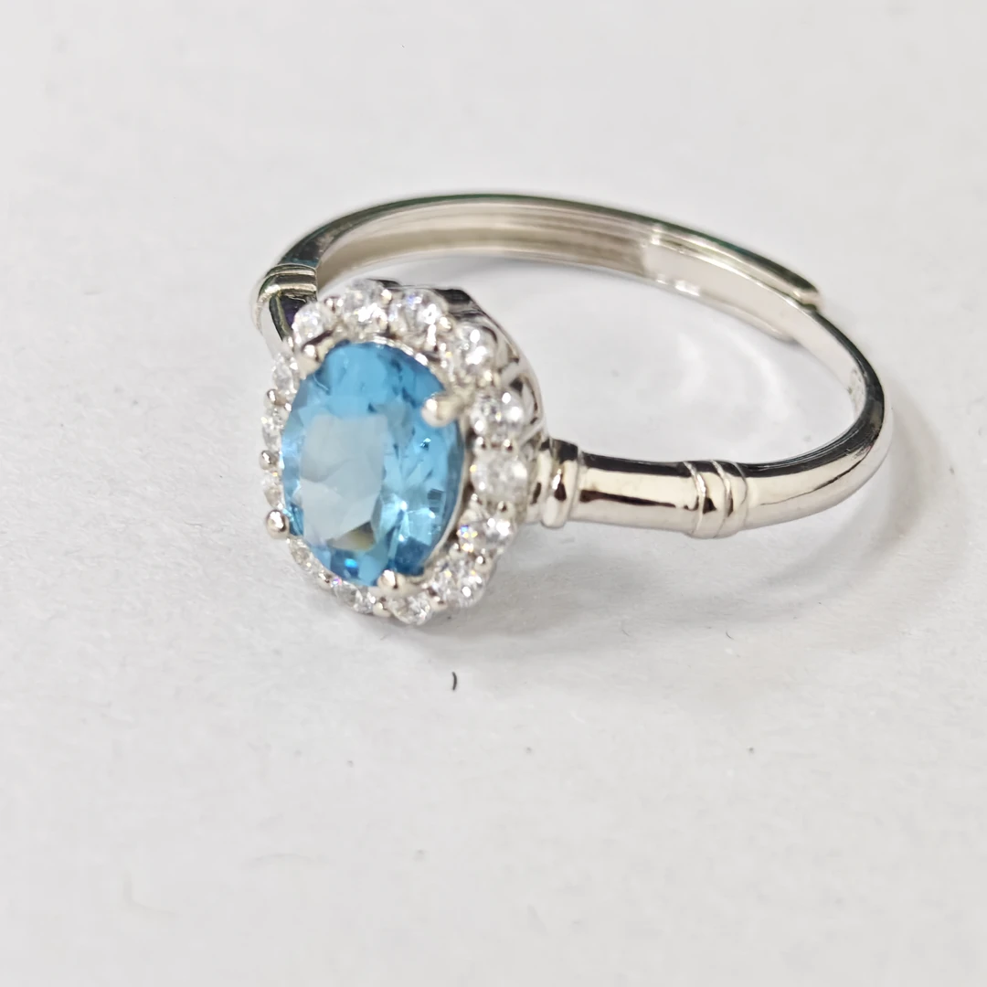 【书记甄选】天然托帕石戒指 多样式发一件 3064GY