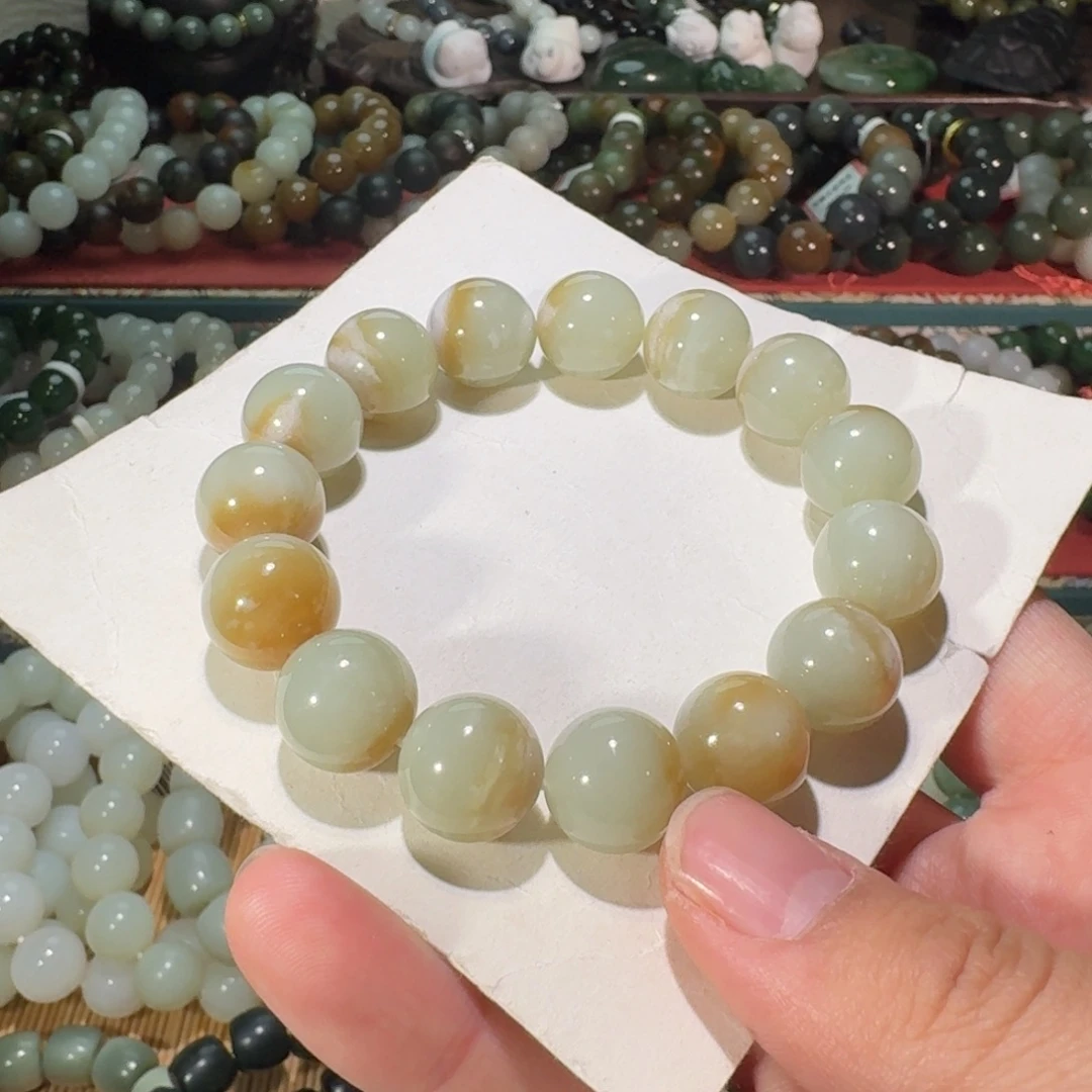 和田玉未镶嵌手链