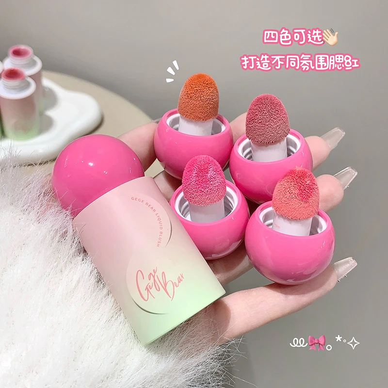 轻雾微醺液体腮红持久自然服贴好气色显嫩韩系提亮水光蘑菇头腮红