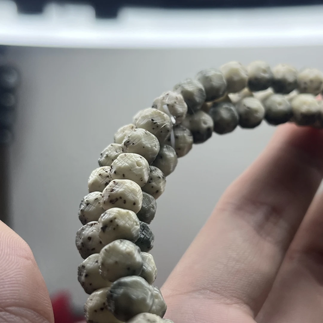 发烧级金标7.3无序之犬胖墩留白星月菩提手串FS7.3WXZQPD1280818