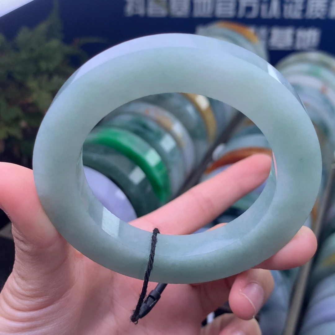 定制翡翠未镶嵌手镯定制不退不换