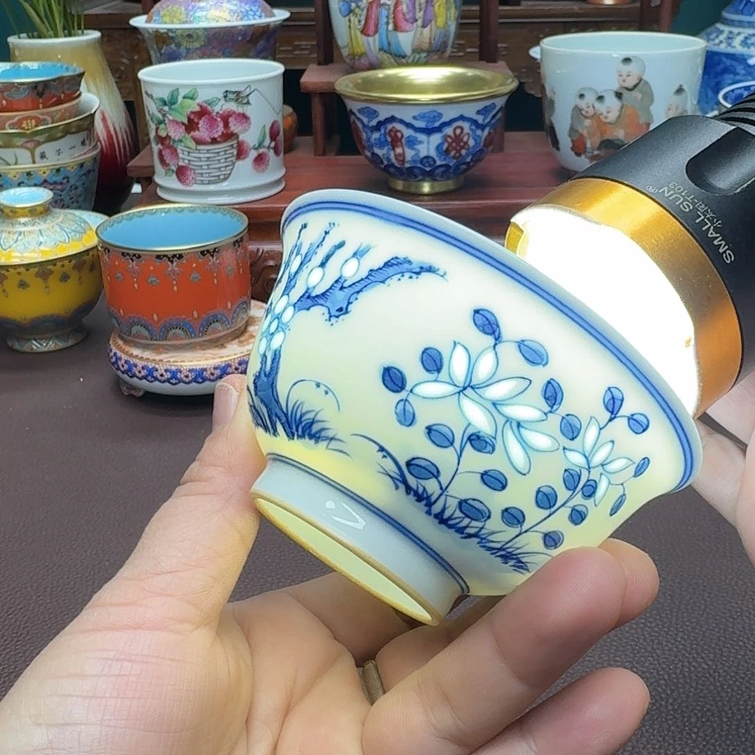 瓷片景德镇仿古手工制作精品展示