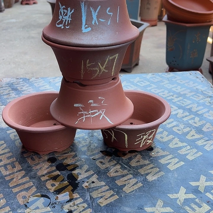 紫砂花盆透气花盆