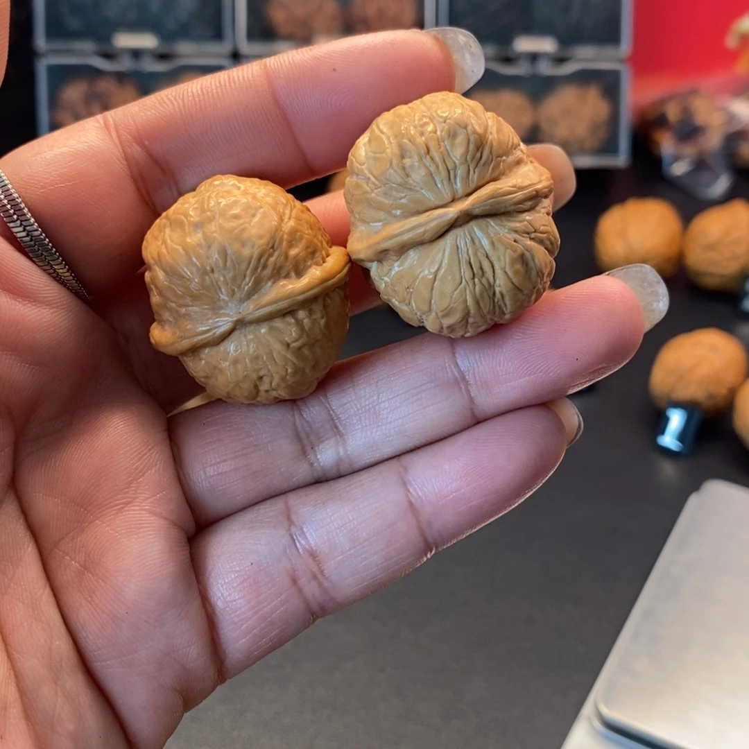 把件文玩核桃奶黄球