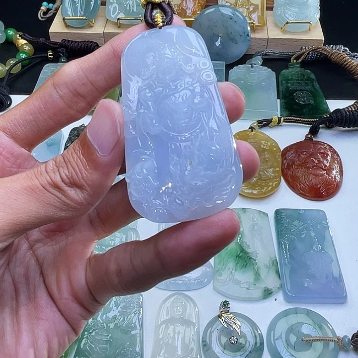 散珠翡翠翡翠御龙财神