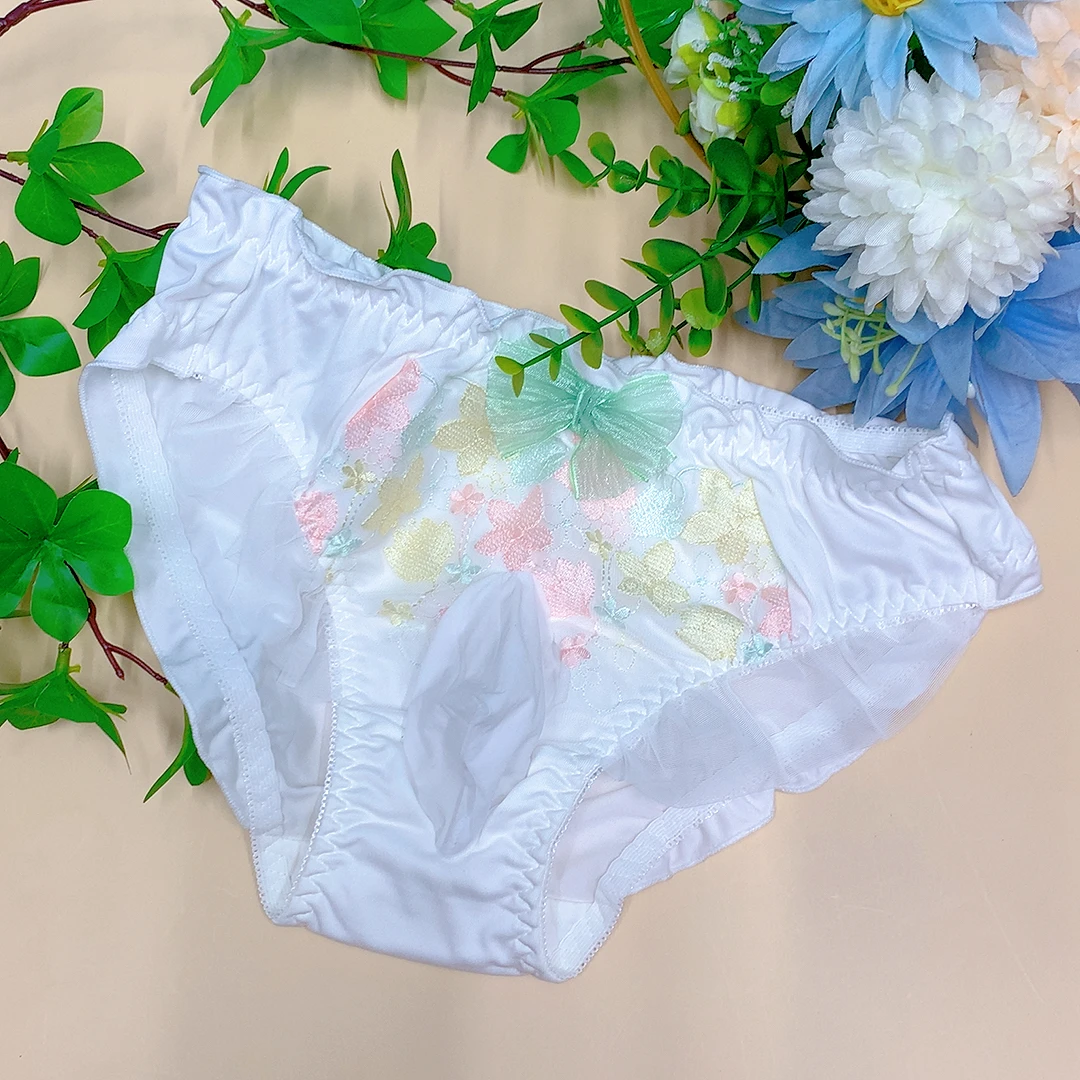 日系洛丽塔新款男士花朵包蛋款式三角短裤舒适透气