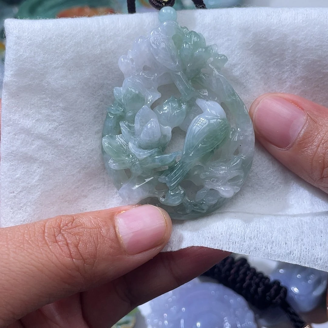 颈饰未镶嵌翡翠翡玉缘翡翠